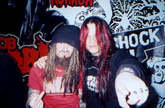 Ponch with Rob Zombie's guitarist Blasko